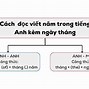 Một Năm Đọc Tiếng Anh Là Gì